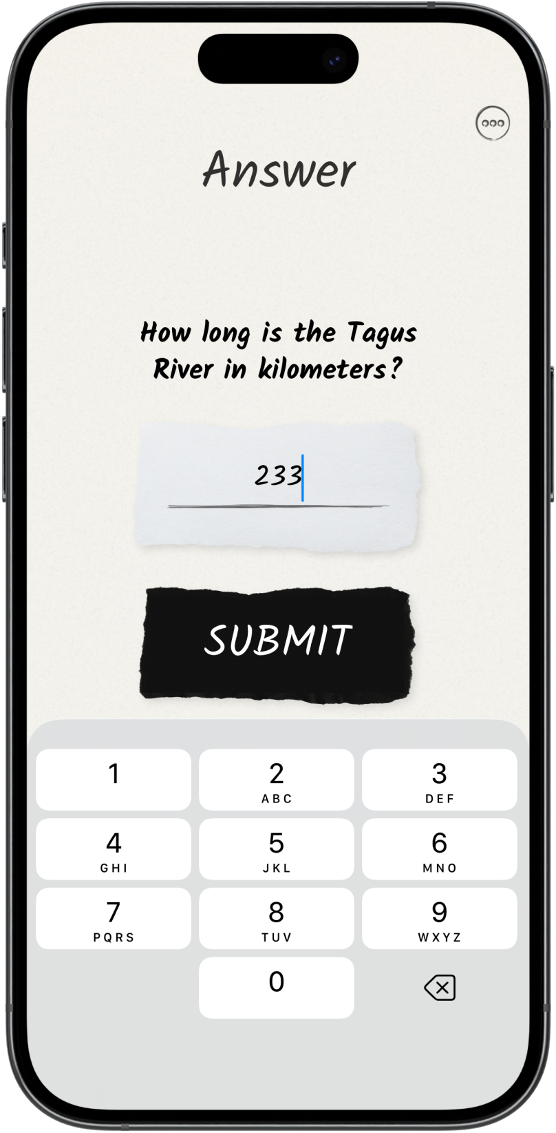 Tipster answer entry